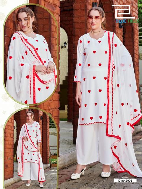 Blue hills zeenat kurtis wholesale online shopping